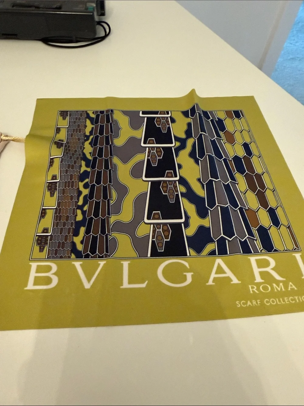 Bulgari Gold-Tone Eyewear Temple with Branded Case